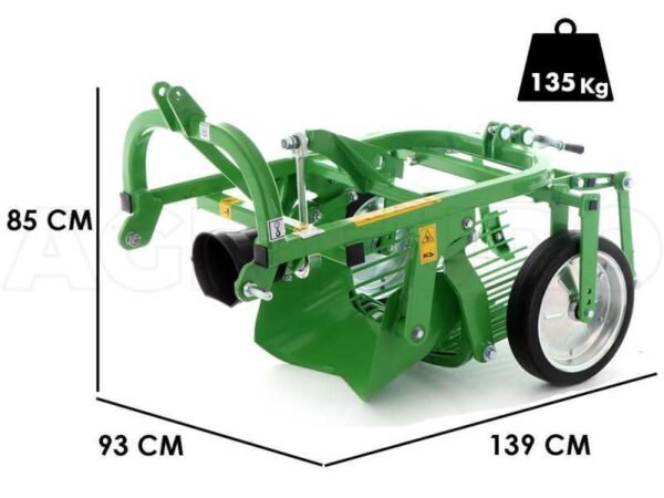 Bomet URSA aardappelrooier voor tractor, achterlosser – oscillerende zeef