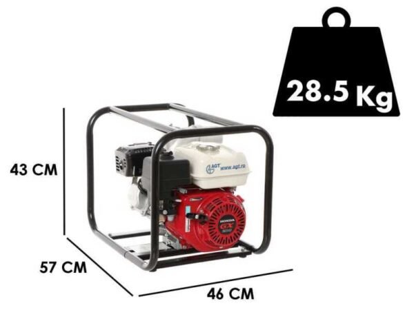 AGT 3″ GX200 thermische irrigatiemotorpomp – 80 mm aansluitingen