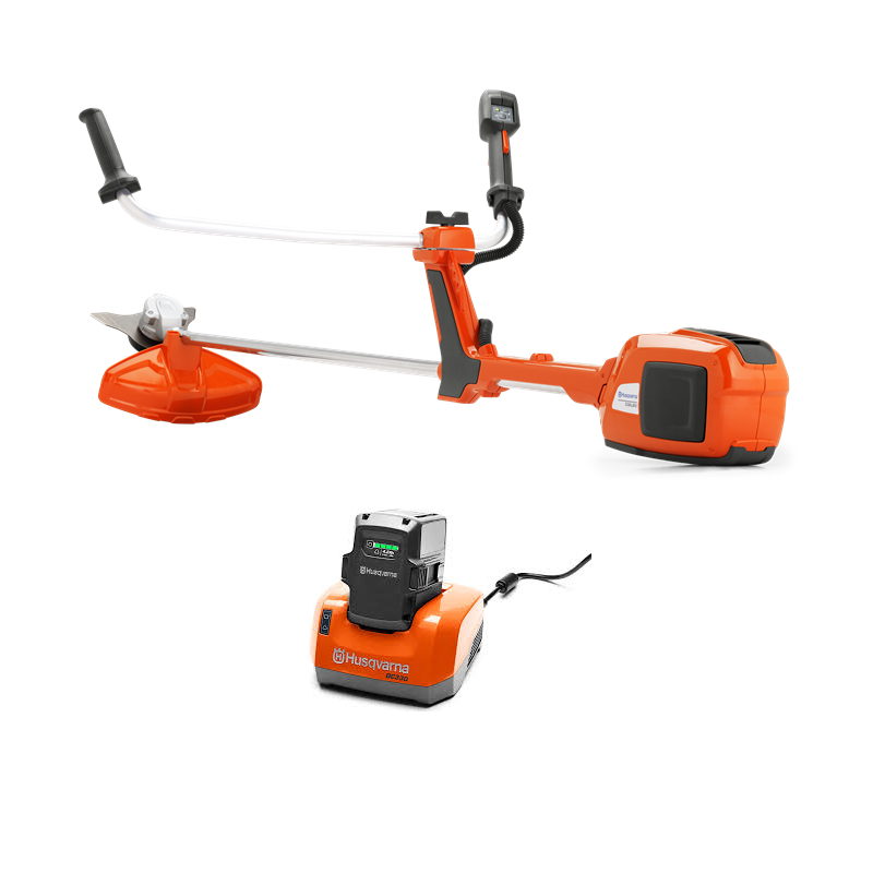 Husqvarna 520iRX accu bosmaaier + Bli300 accu + QC330 lader