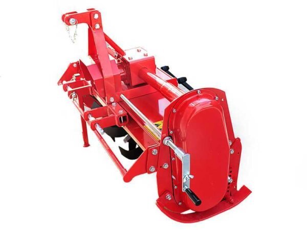 Roterende frees voor tractoren van de middelzware tot lichte serie AgriEuro model RS 145 met handmatige verplaatsingsset