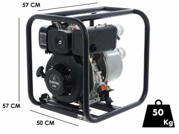 Blackstone BD 8000 thermische motorpomp 80 mm aansluitingen – 3 inch – zelf aanzuigend – 6 pk – Euro 5 diesel